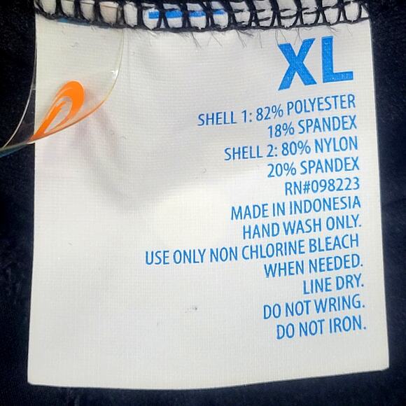 NWT Oreageous Silver 2 piece Swim Suit Size L and XL - Picture 3 of 7